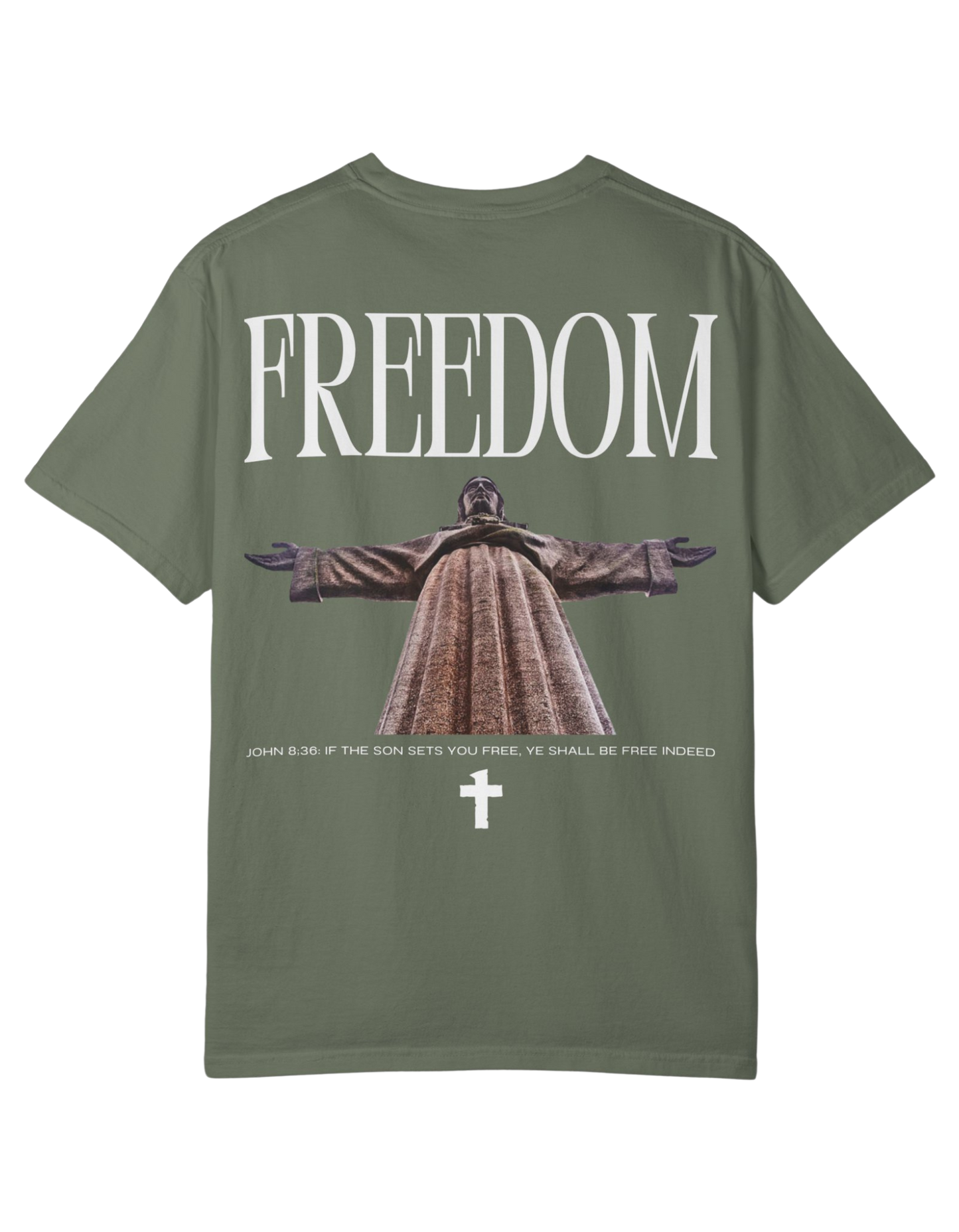 "FREEDOM IN CHRIST" Unisex Heavy Tee