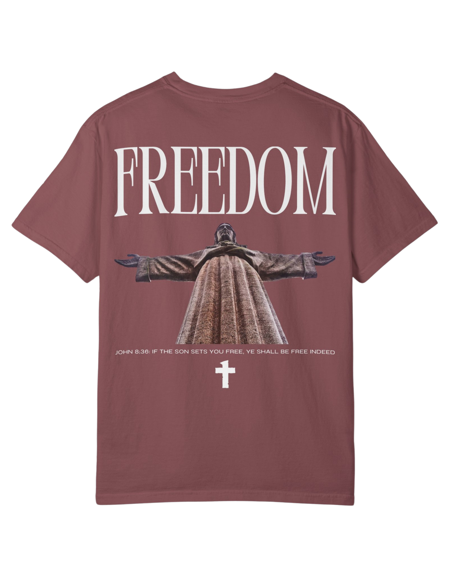 "FREEDOM IN CHRIST" Unisex Heavy Tee