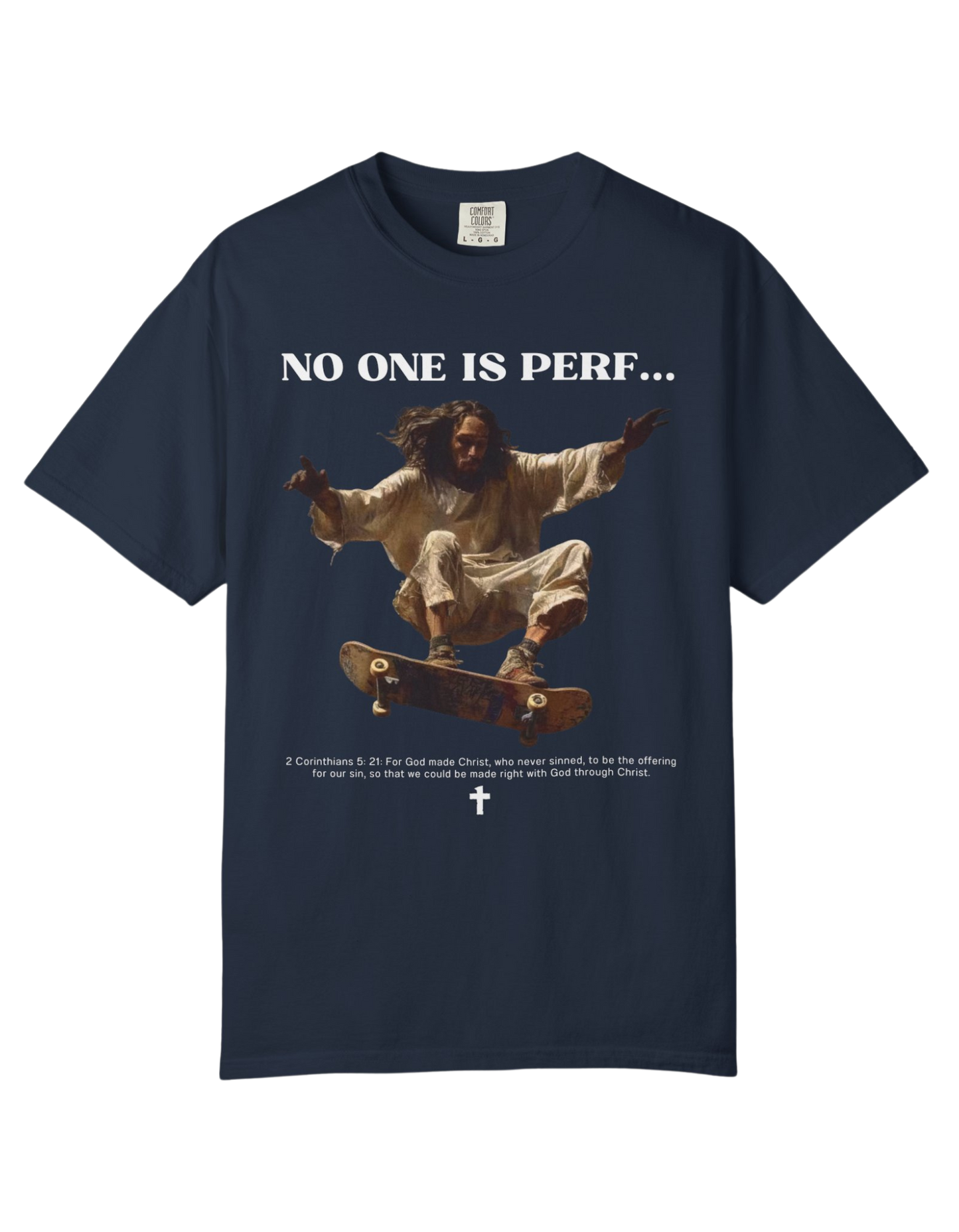 "NO ONE IS PERF" Unisex Heavy Tee