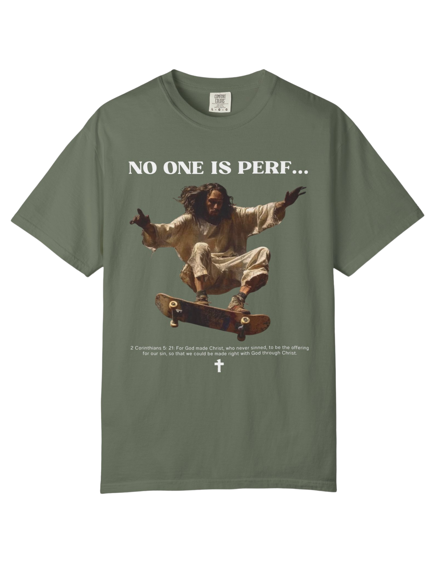 "NO ONE IS PERF" Unisex Heavy Tee