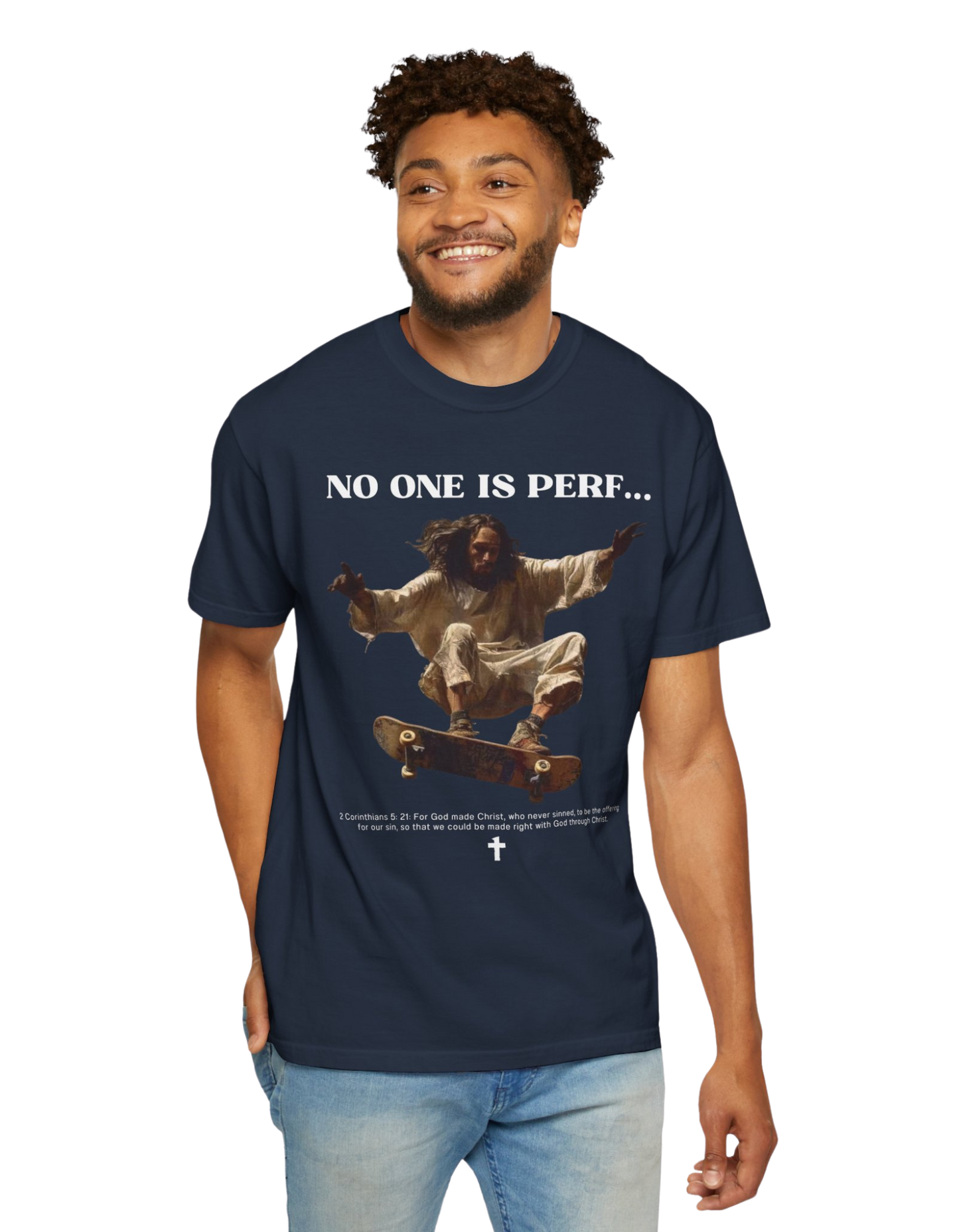 "NO ONE IS PERF" Unisex Heavy Tee