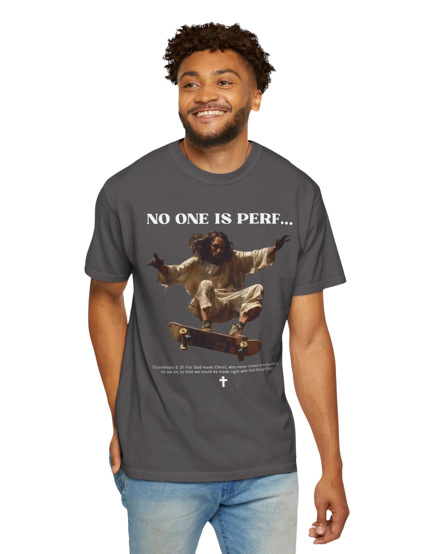 "NO ONE IS PERF" Unisex Heavy Tee