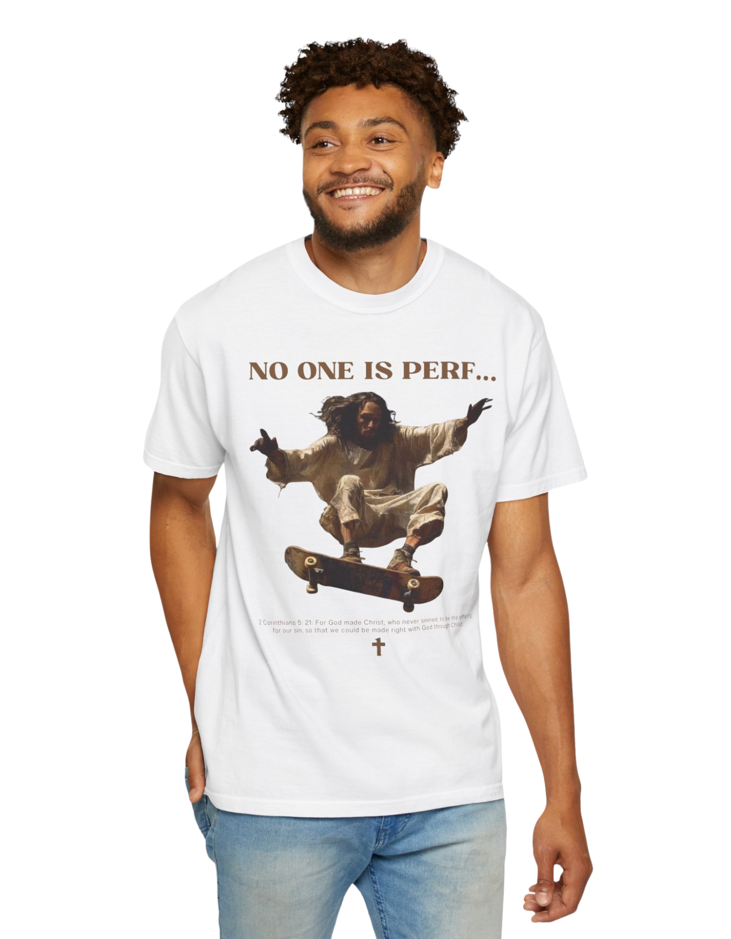 "NO ONE IS PERF" Unisex Heavy Tee