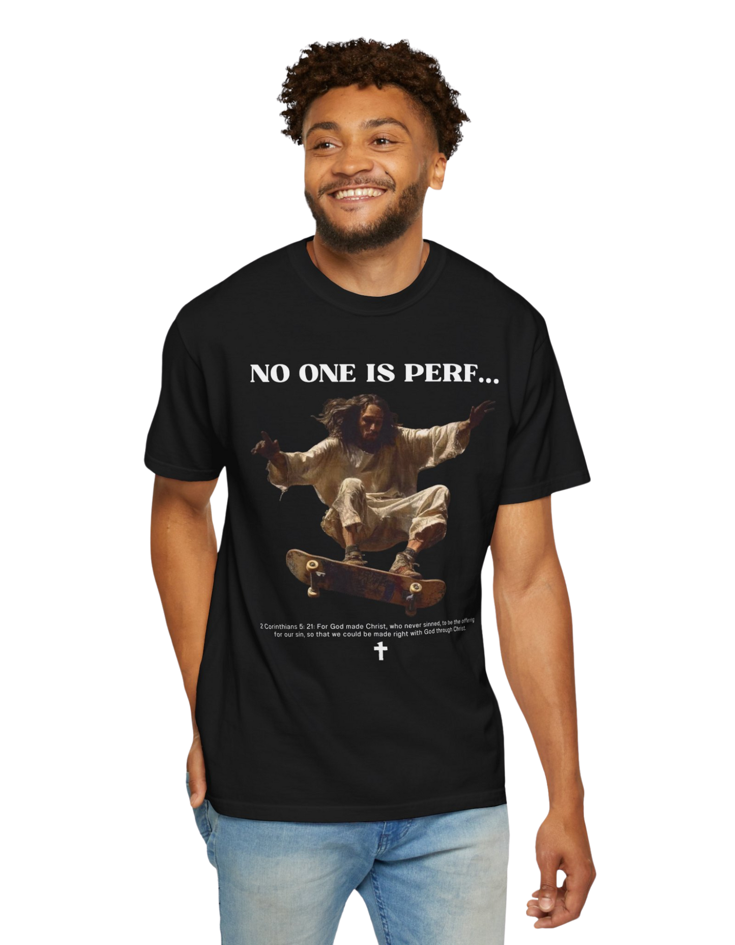 "NO ONE IS PERF" Unisex Heavy Tee
