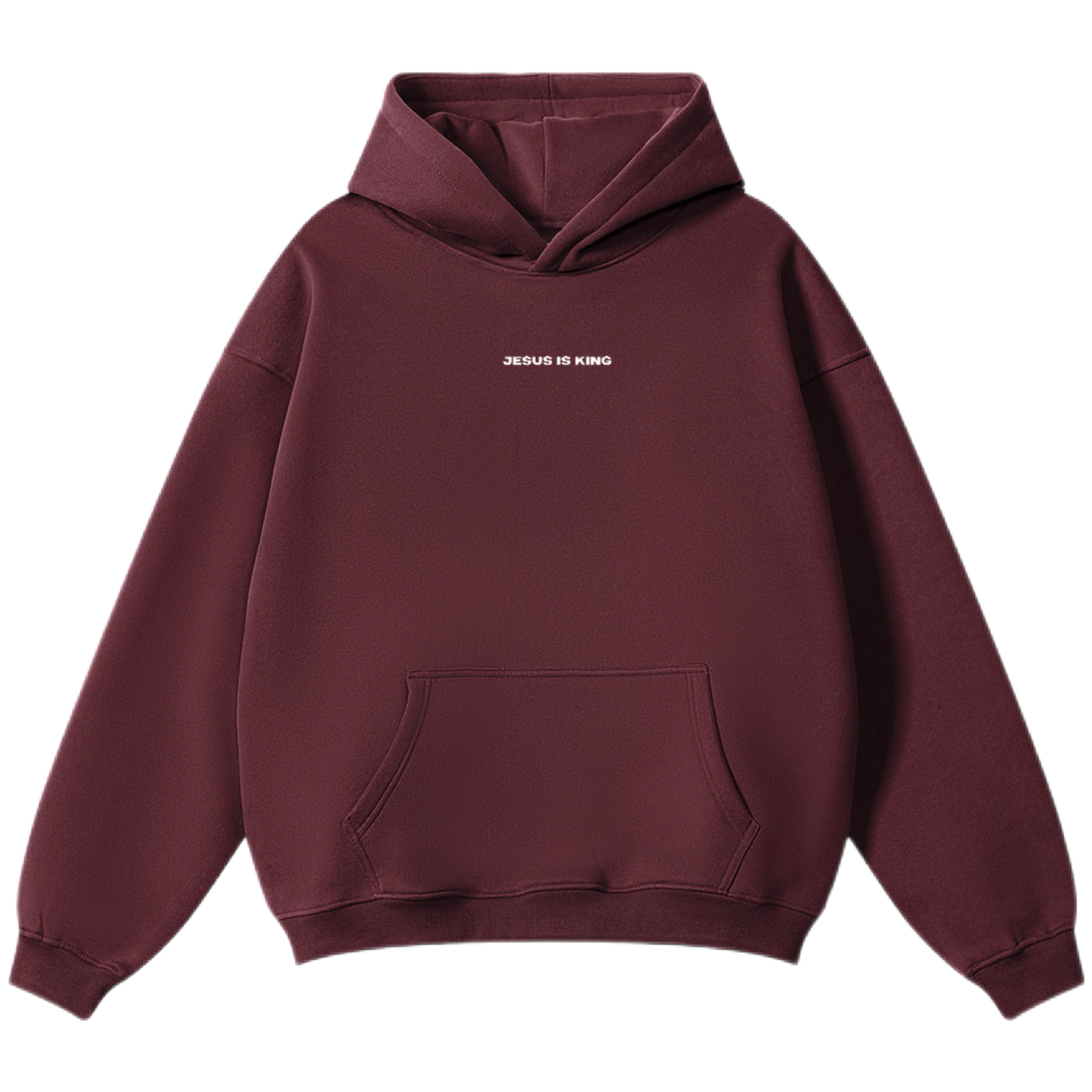 "Jesus Is King" Unisex Oversized Fleece Premium 380 GSM Hoodie