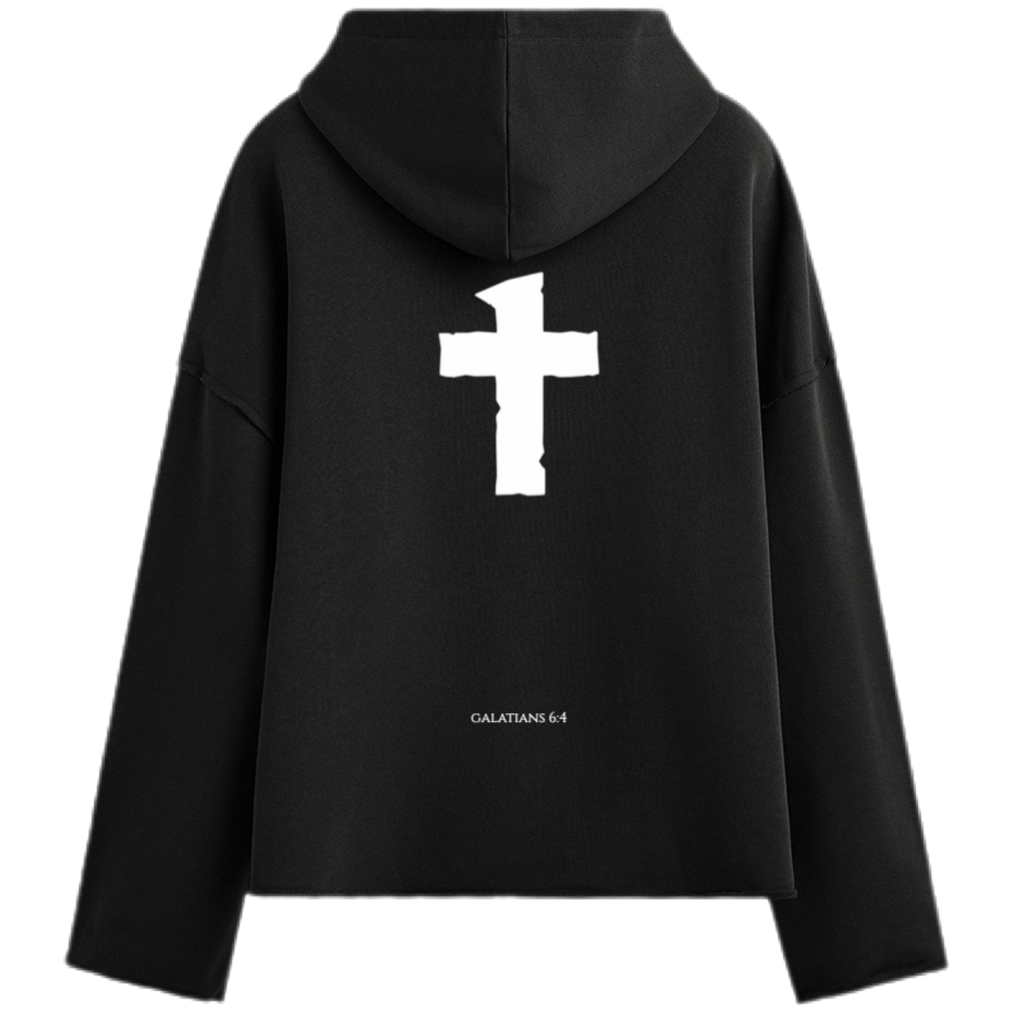 "Comparison" Unisex Oversized Cropped Boxy Premium 460 GSM Hoodie