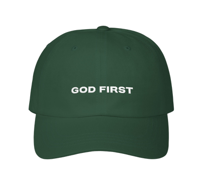 "God First" Adjustible Cap
