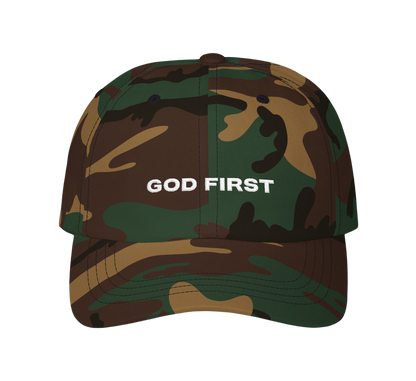 "God First" Adjustible Cap
