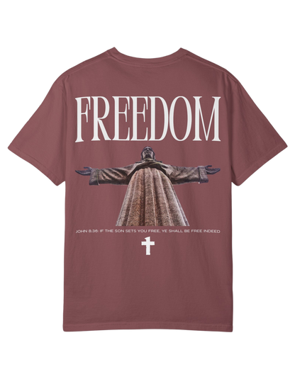 "FREEDOM IN CHRIST" Unisex Heavy Tee