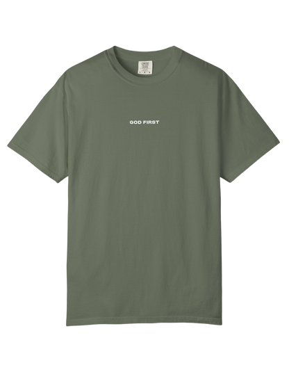 "GOD FIRST" Unisex Heavy Tee