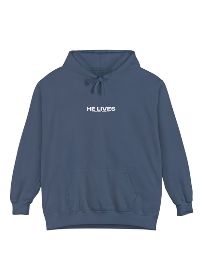 "He Lives" Unisex Heavyweight Hoodie