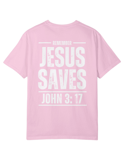 "Jesus Saves" Unisex Heavy Tee