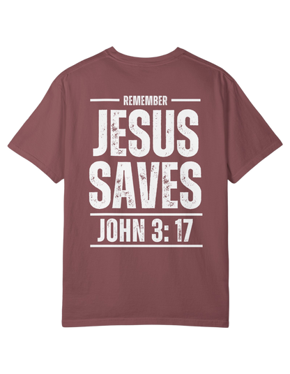"Jesus Saves" Unisex Heavy Tee