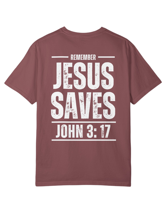 "Jesus Saves" Unisex Heavy Tee