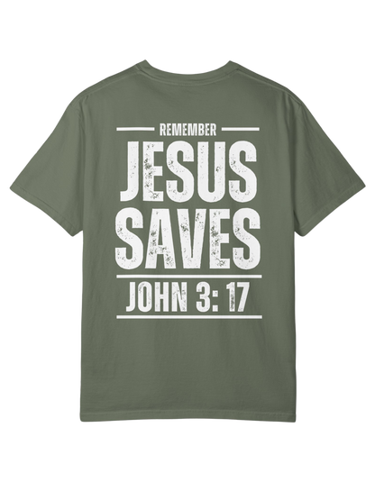 "Jesus Saves" Unisex Heavy Tee