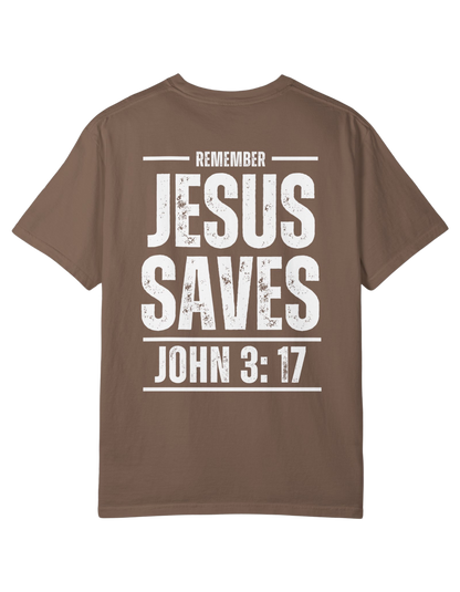 "Jesus Saves" Unisex Heavy Tee
