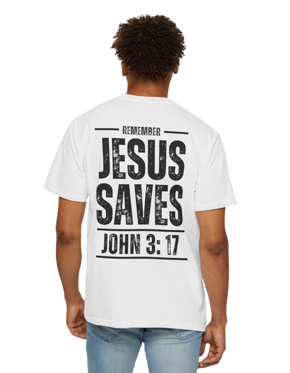 "Jesus Saves" Unisex Heavy Tee