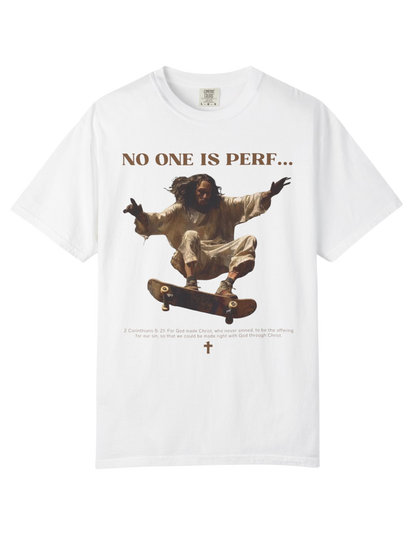 "NO ONE IS PERF" Unisex Heavy Tee