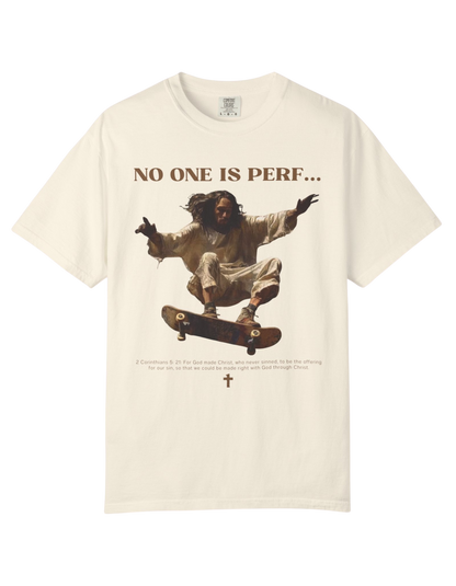 "NO ONE IS PERF" Unisex Heavy Tee
