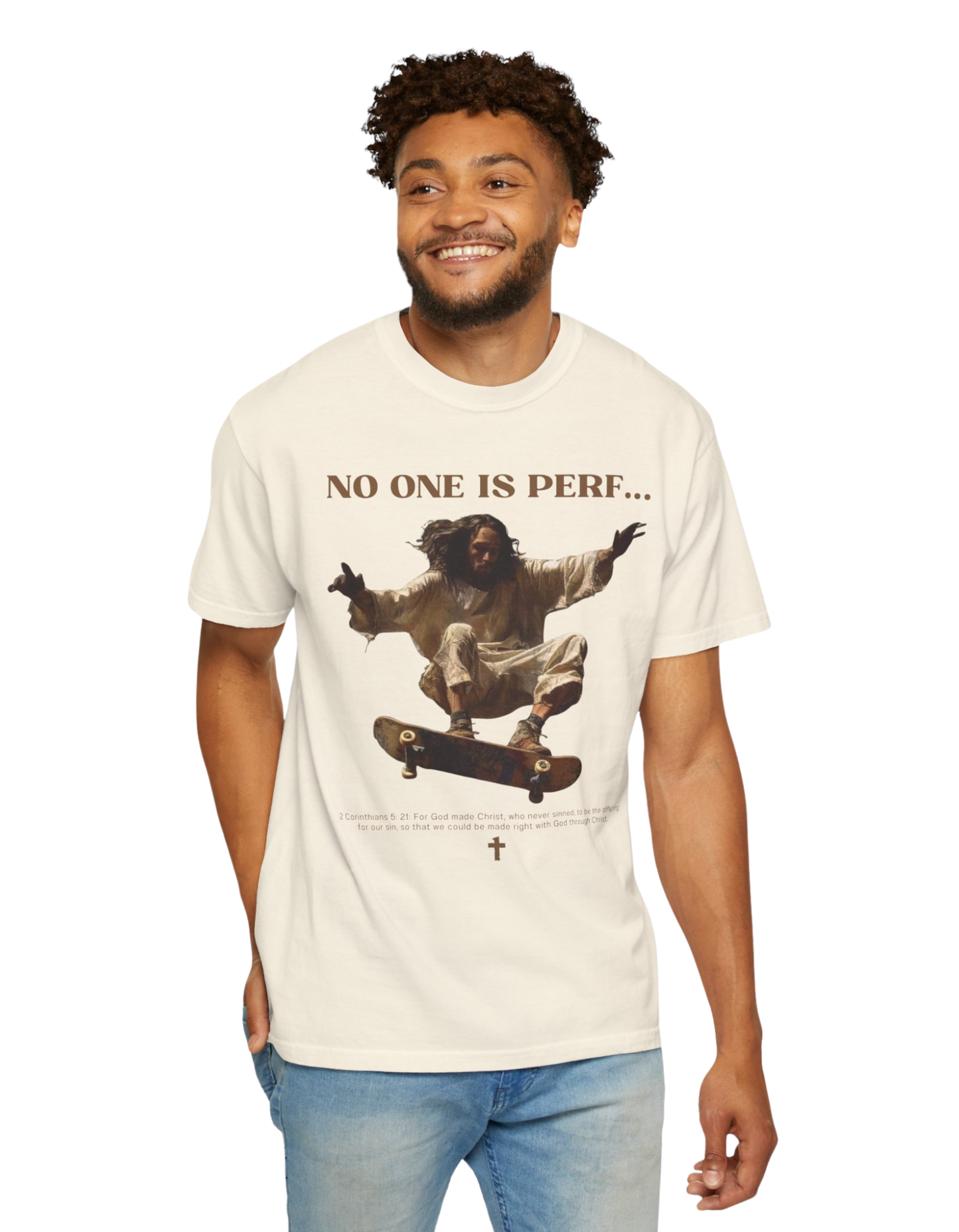 "NO ONE IS PERF" Unisex Heavy Tee