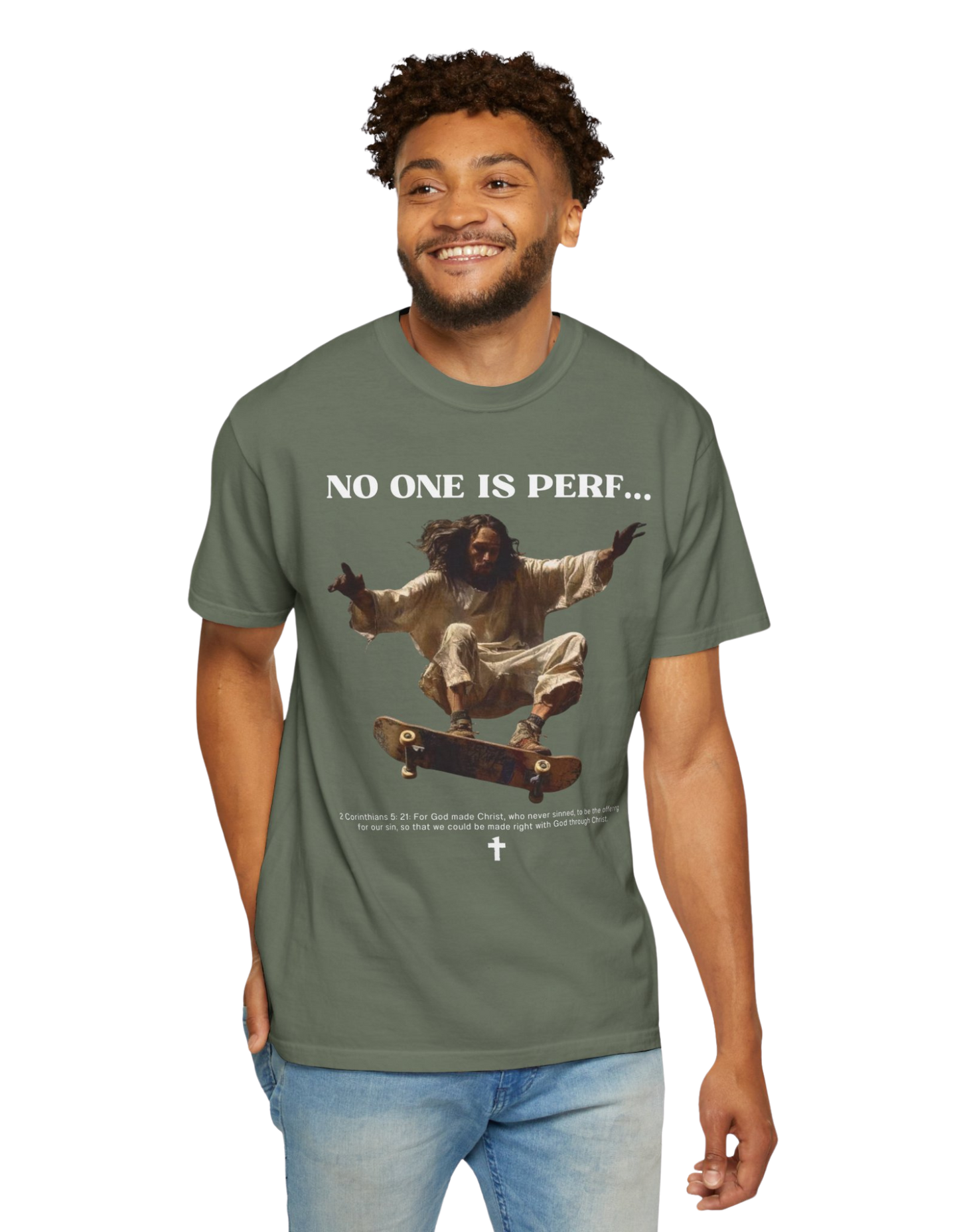 "NO ONE IS PERF" Unisex Heavy Tee