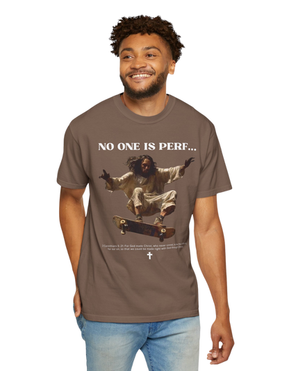 "NO ONE IS PERF" Unisex Heavy Tee