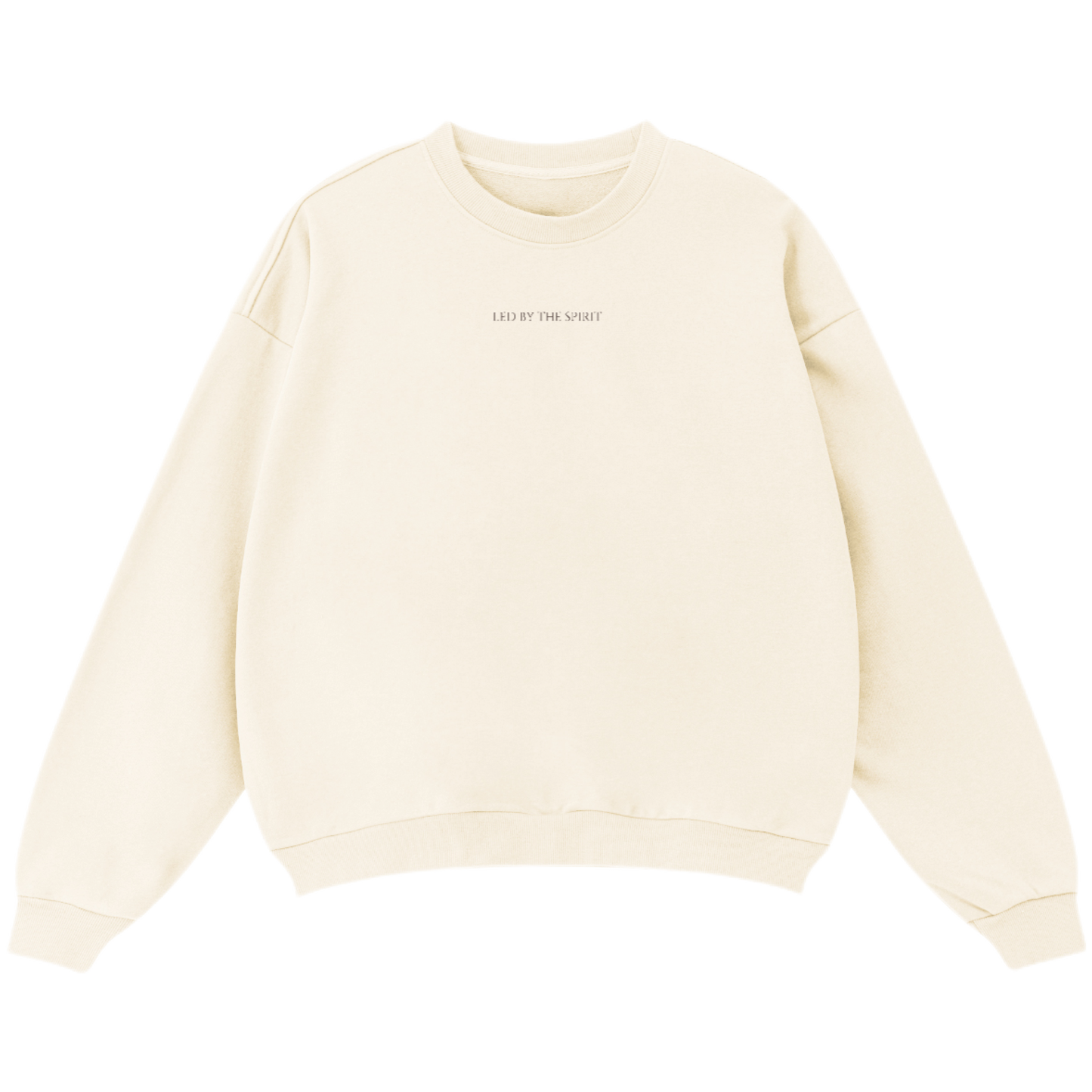 "LED BY THE SPIRIT" Unisex Oversized Premium 460 GSM Crewneck Sweatshirt