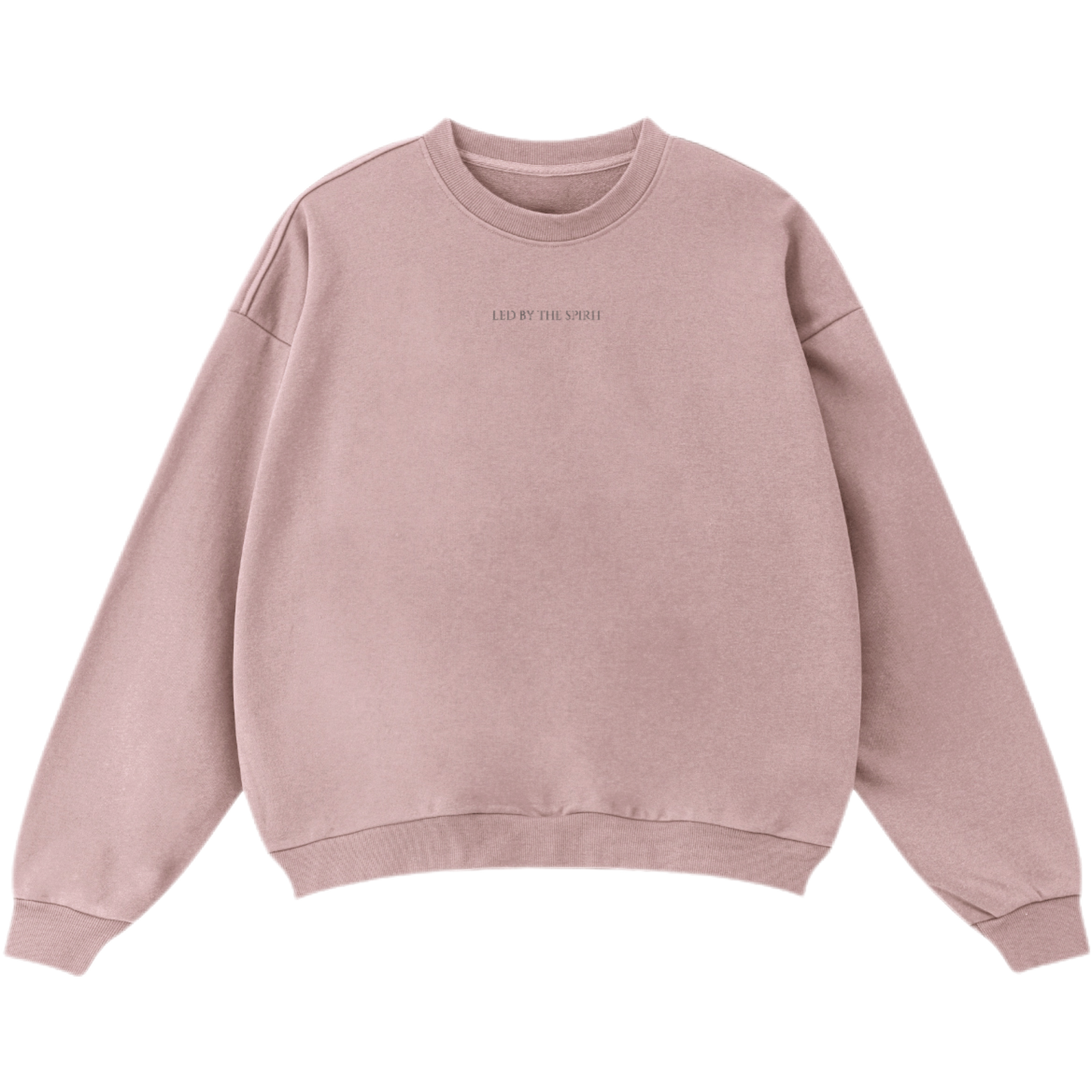 "LED BY THE SPIRIT" Unisex Oversized Premium 460 GSM Crewneck Sweatshirt