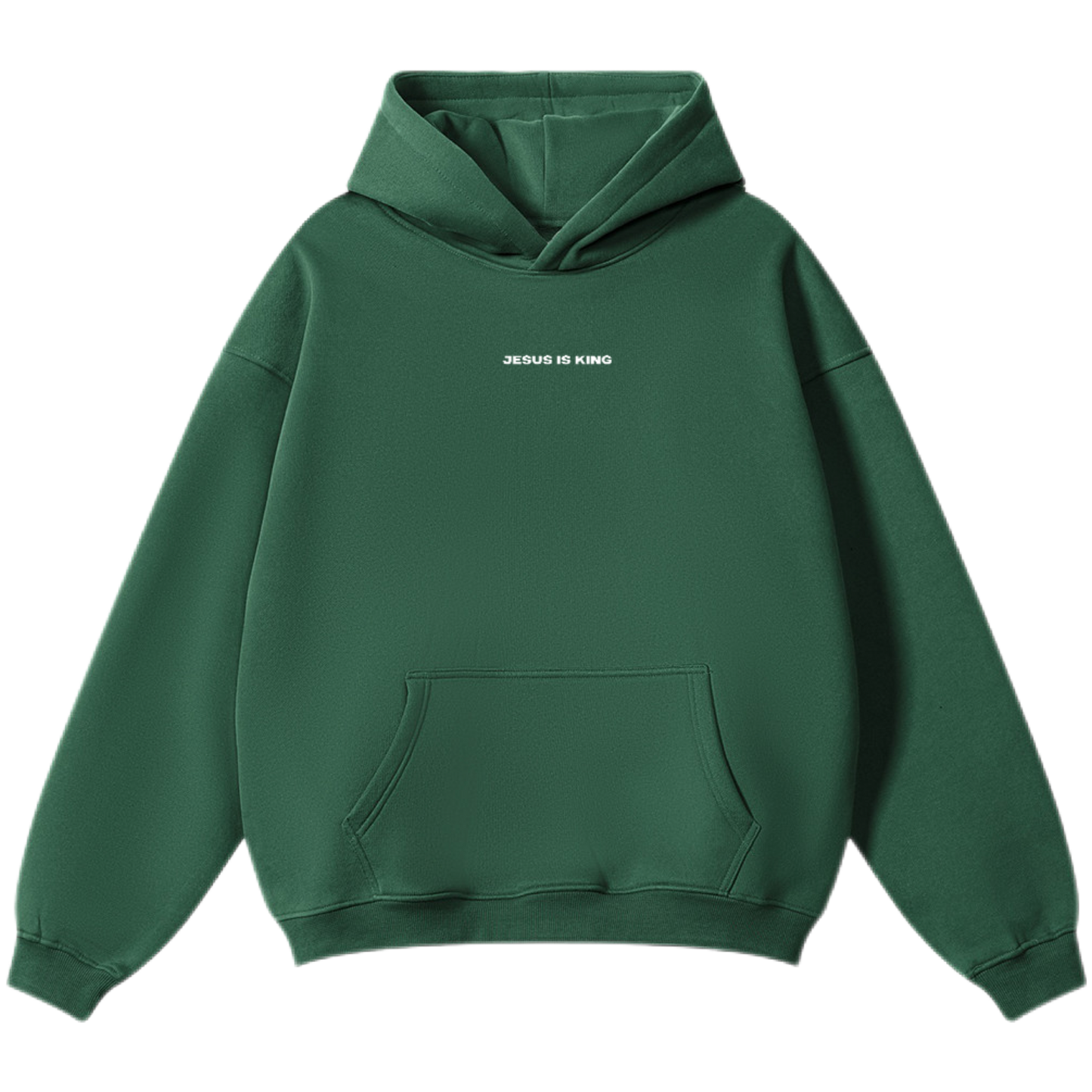 "Jesus Is King" Unisex Oversized Fleece Premium 380 GSM Hoodie