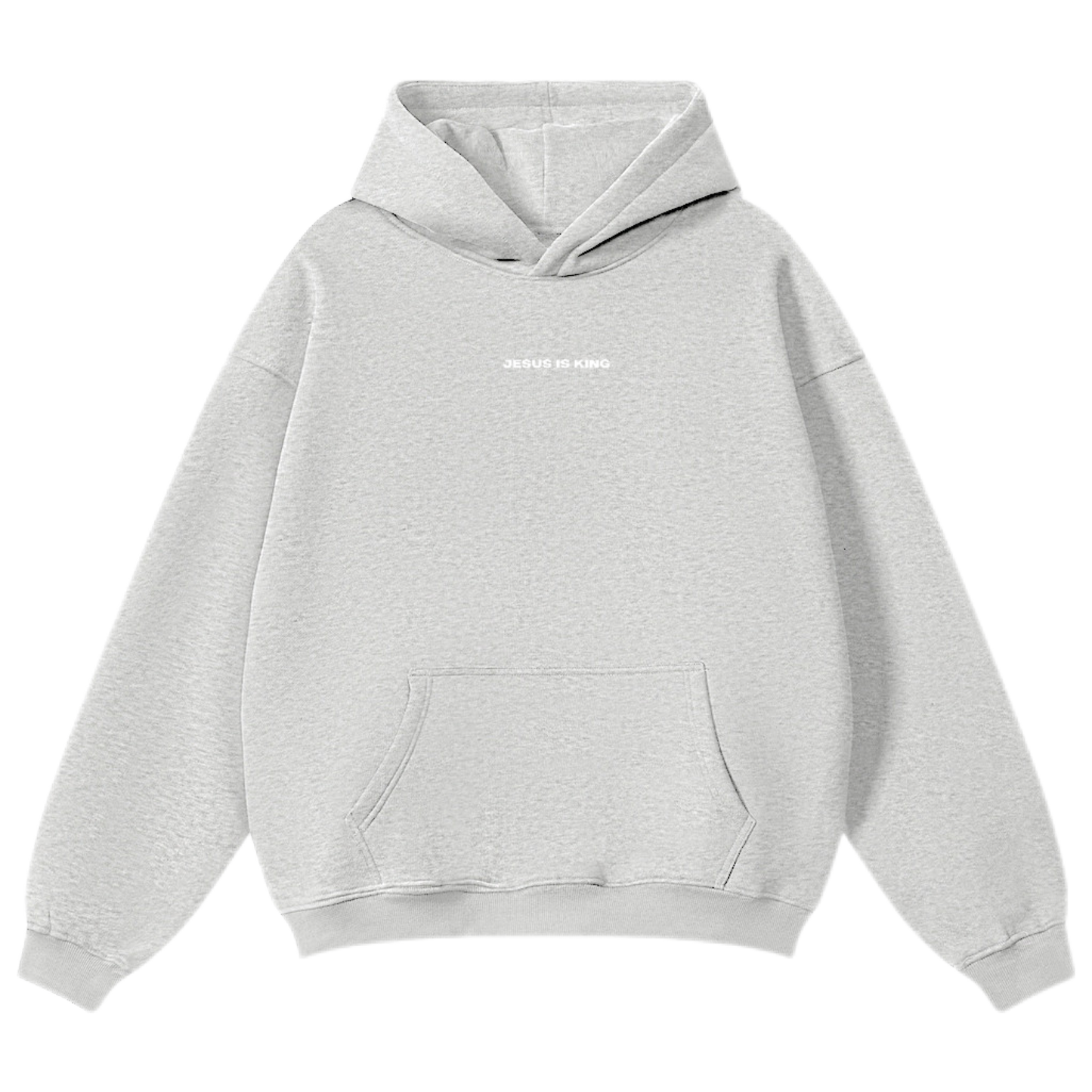"Jesus Is King" Unisex Oversized Fleece Premium 380 GSM Hoodie