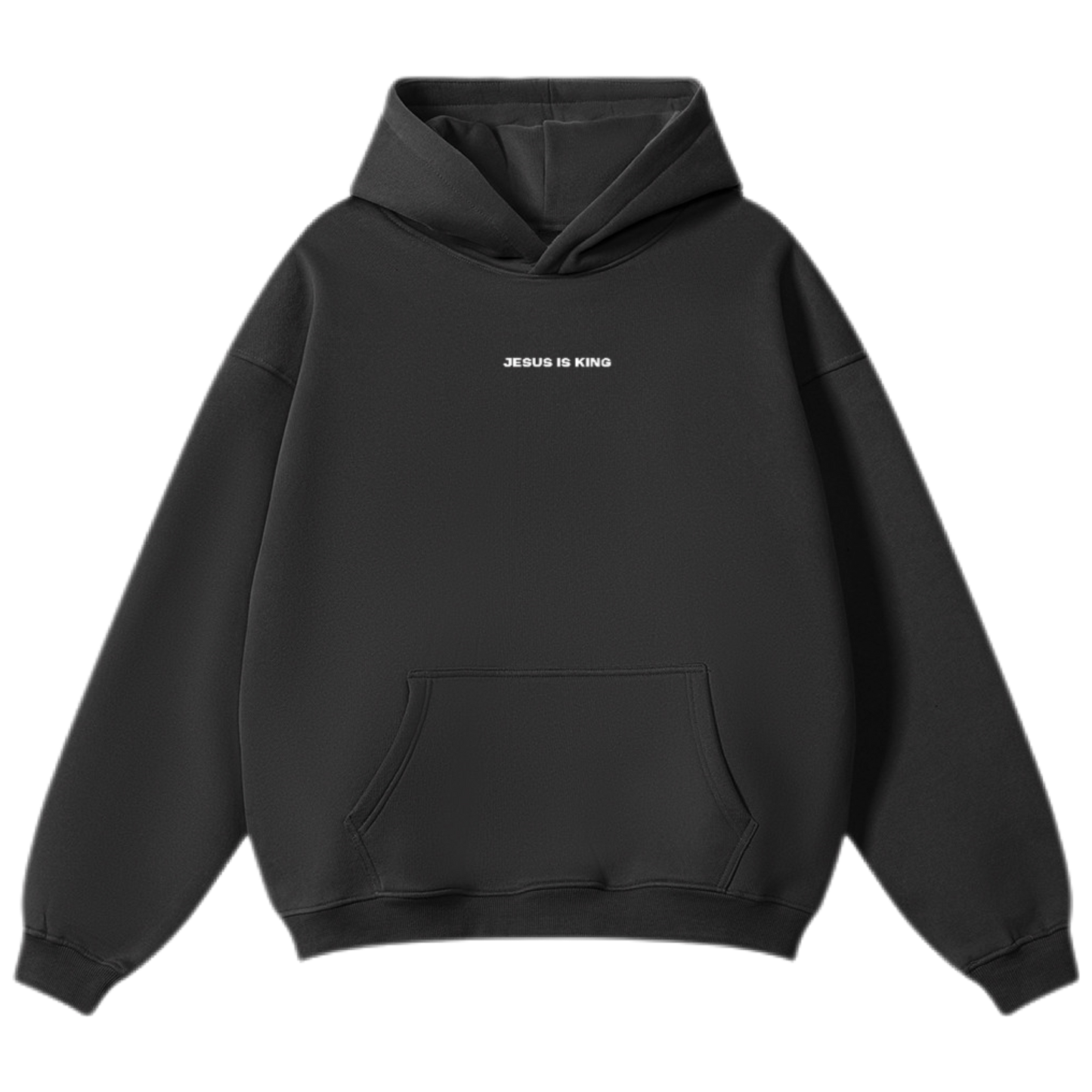 "Jesus Is King" Unisex Oversized Fleece Premium 380 GSM Hoodie