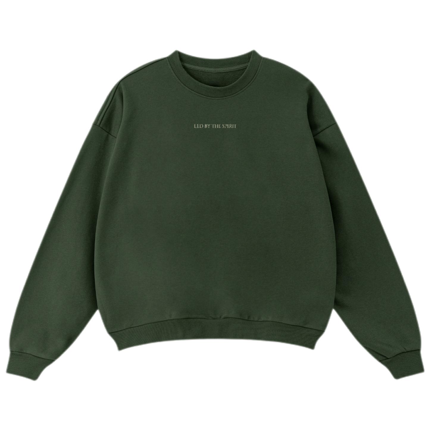 "LED BY THE SPIRIT" Unisex Oversized Premium 460 GSM Crewneck Sweatshirt