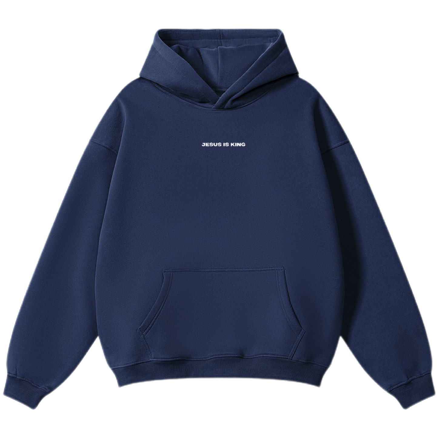 "Jesus Is King" Unisex Oversized Fleece Premium 380 GSM Hoodie