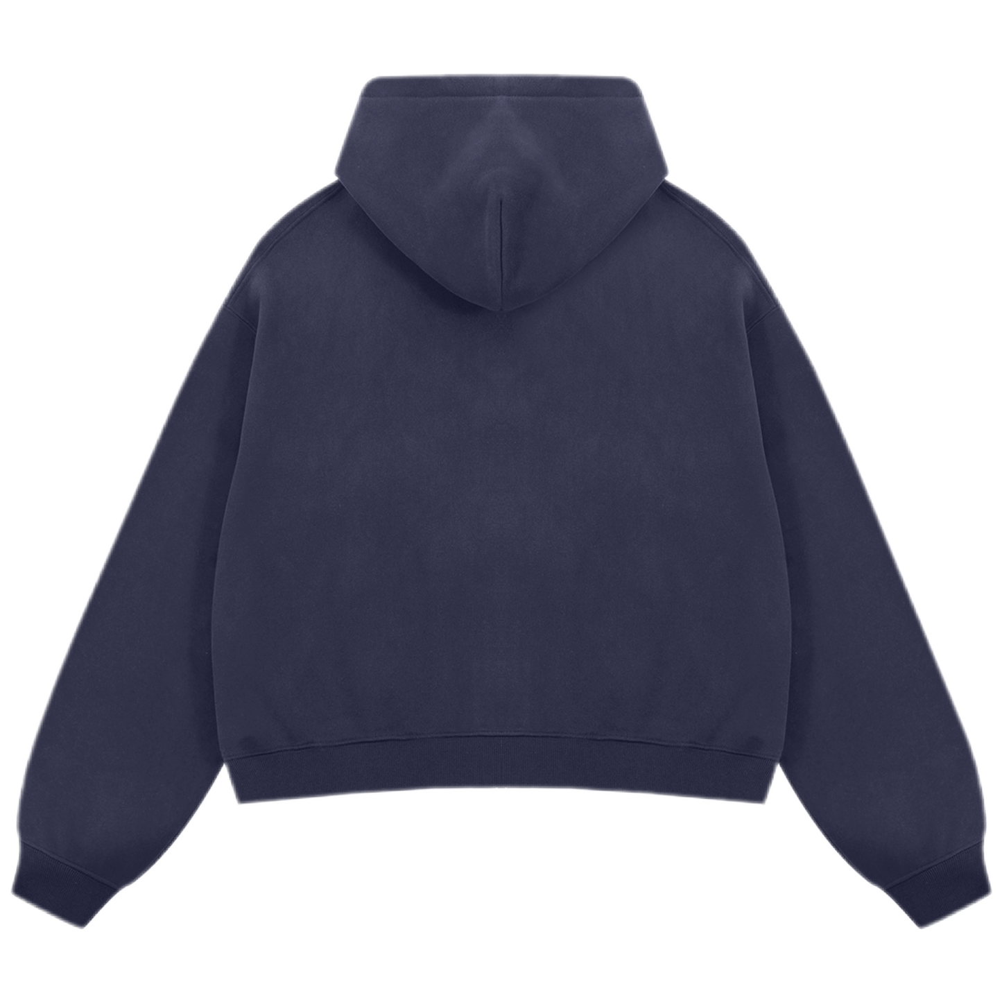 "PRAISE JESUS" Unisex Oversized Premium Boxy Cropped Fleece 380 GSM Zip-up Hoodie