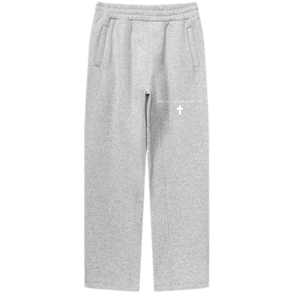 "God Will Never Leave You" Unisex Fleece Oversized Premium 380 GSM Sweatpants