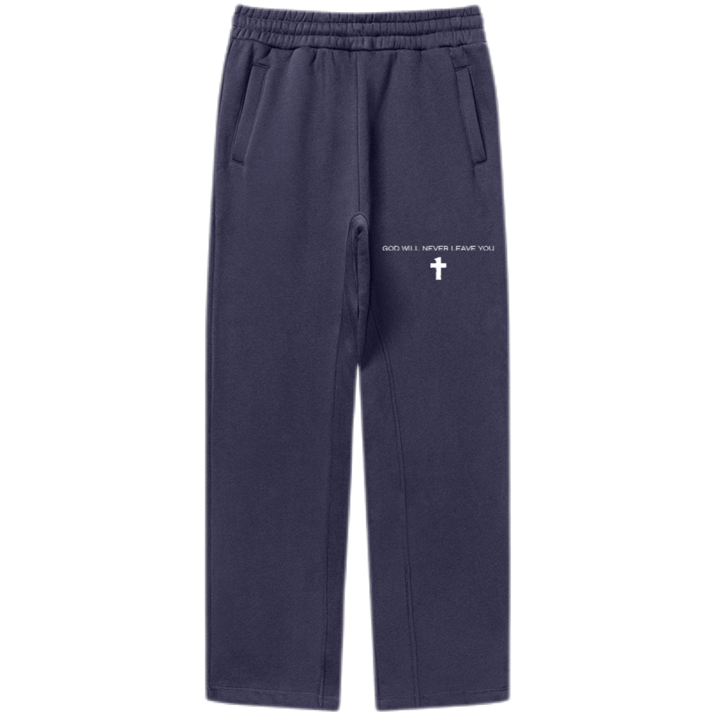 "God Will Never Leave You" Unisex Fleece Oversized Premium 380 GSM Sweatpants