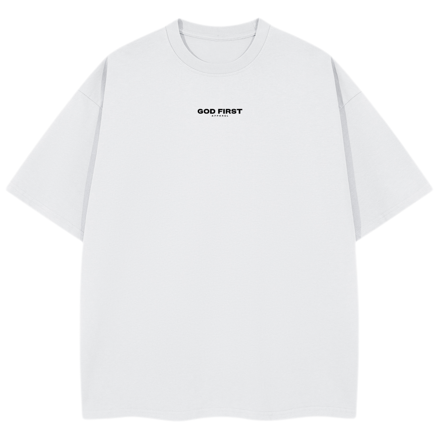 "God First" Unisex Boxy Oversized Premium 280 GSM Tee