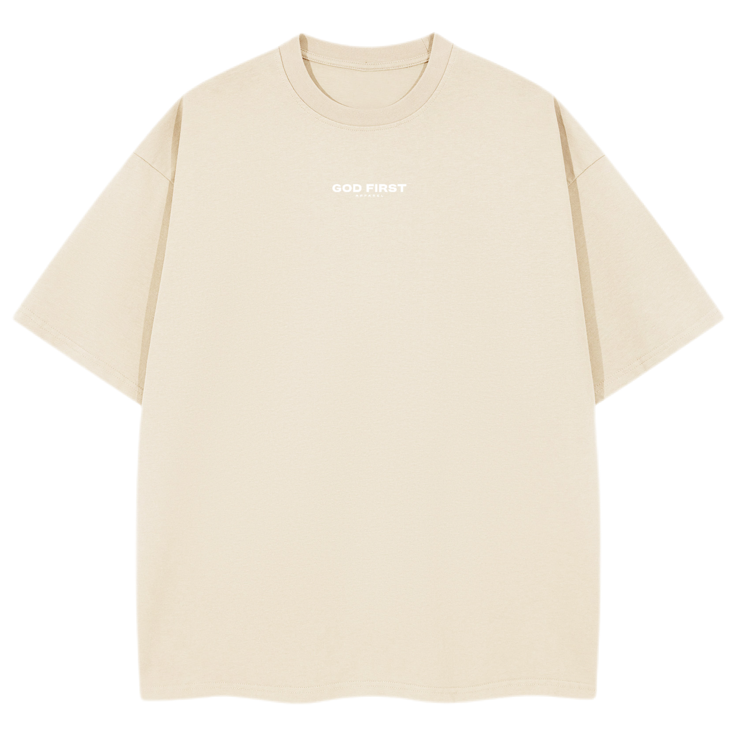 "God First" Unisex Boxy Oversized Premium 280 GSM Tee