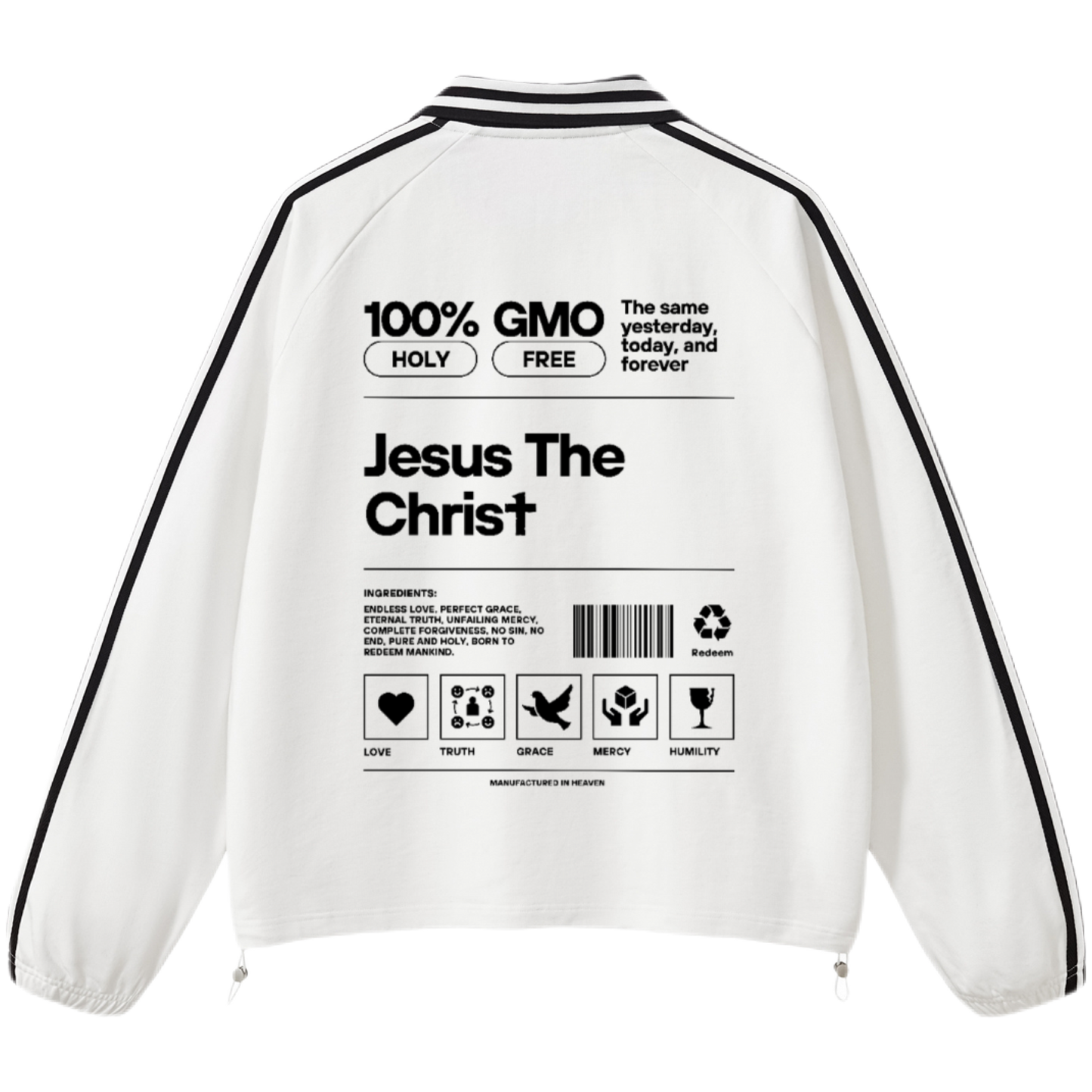Jesus Ingredients Unisex Premium 380 GSM Collar Sweatshirt