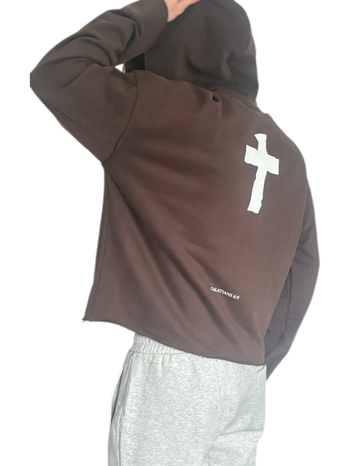 "Comparison" Unisex Oversized Cropped Boxy Premium 460 GSM Hoodie