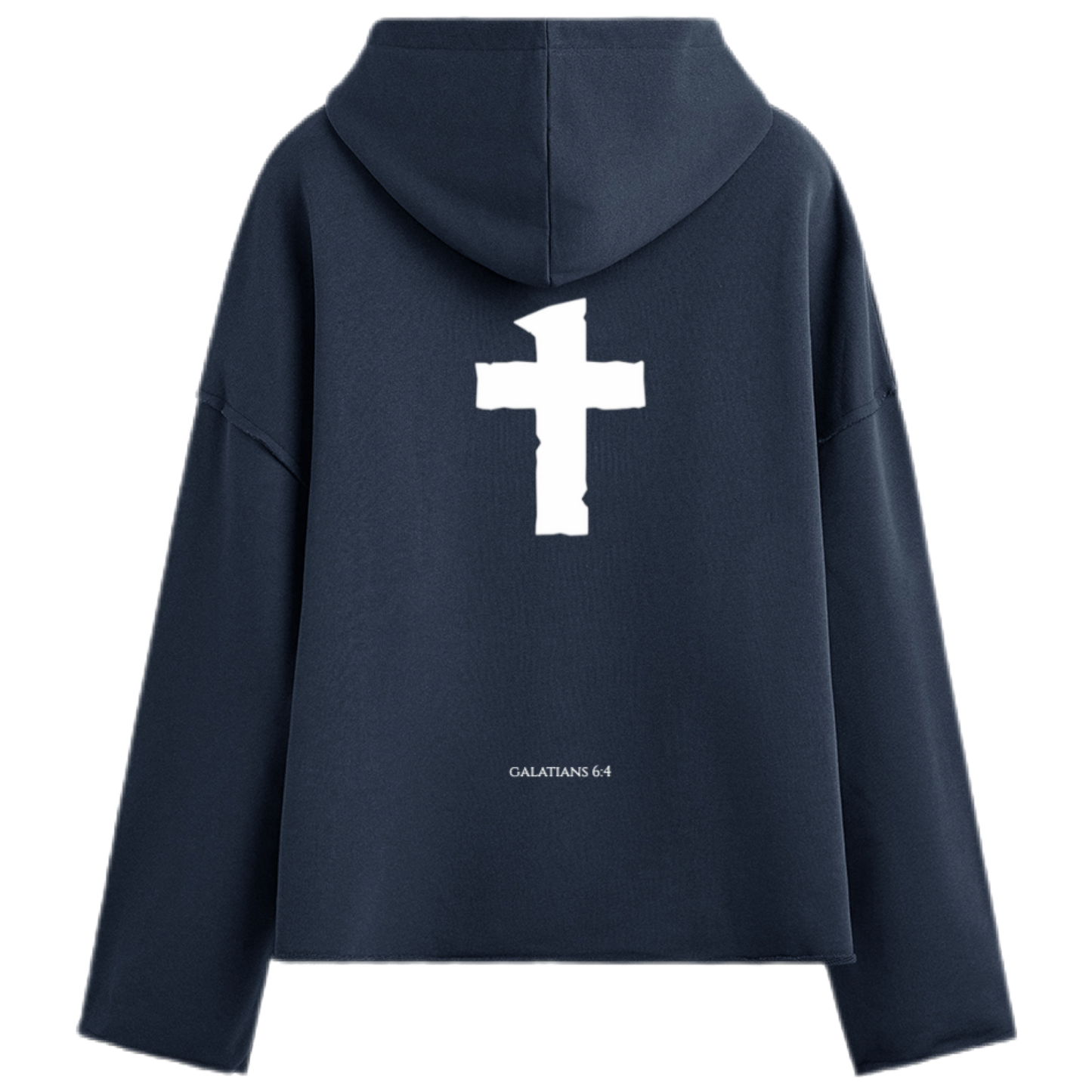 "Comparison" Unisex Oversized Cropped Boxy Premium 460 GSM Hoodie