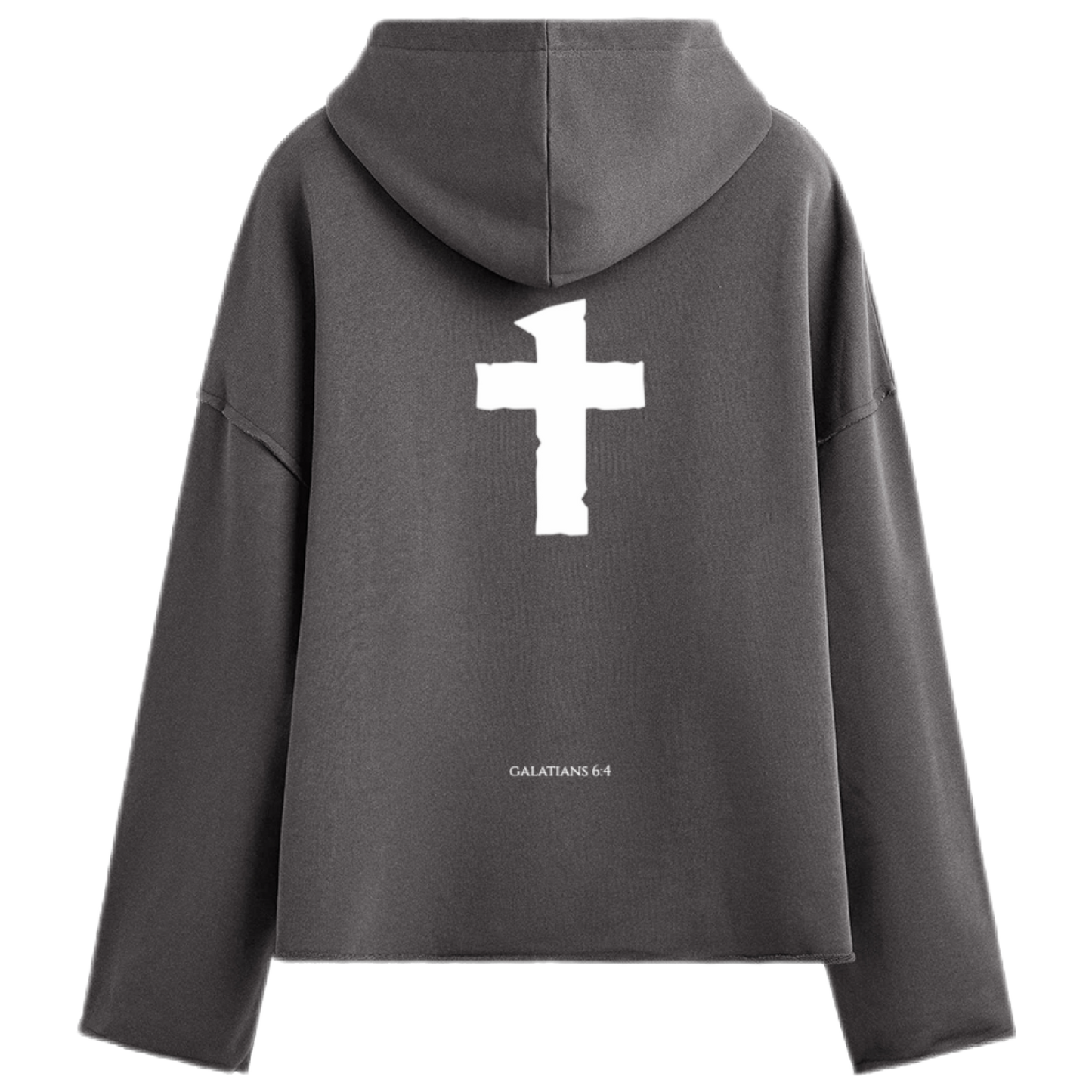 "Comparison" Unisex Oversized Cropped Boxy Premium 460 GSM Hoodie