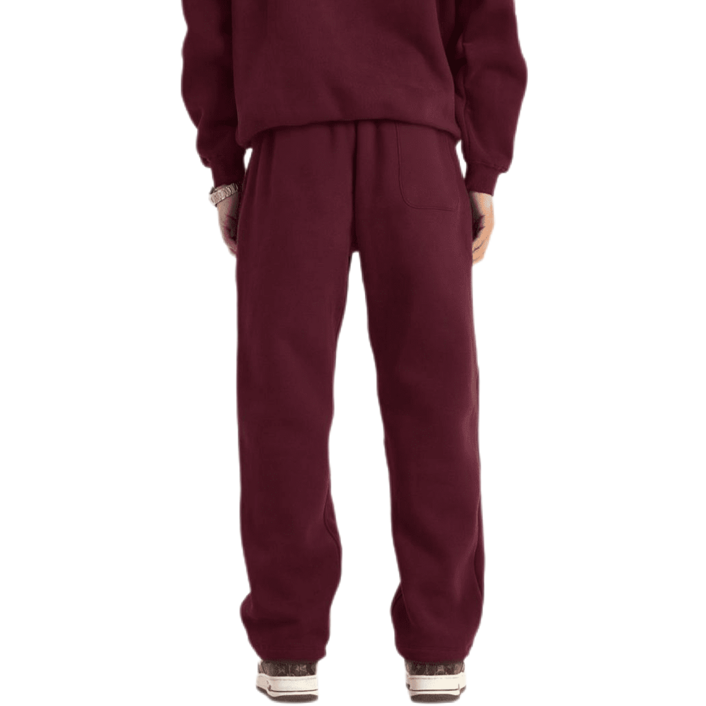 "God Will Never Leave You" Unisex Fleece Oversized Premium 380 GSM Sweatpants