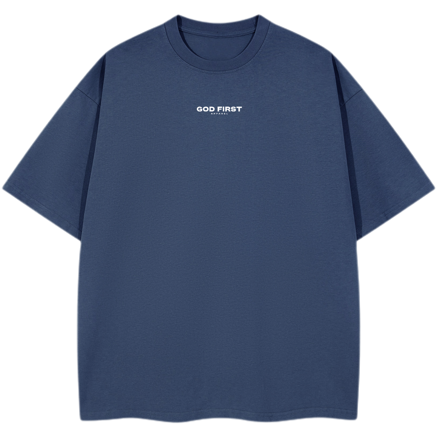 "God First" Unisex Boxy Oversized Premium 280 GSM Tee
