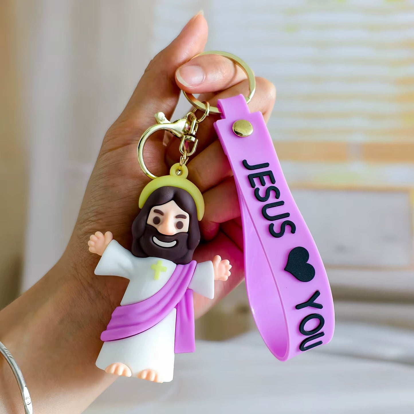 You Are Loved By Jesus Keychains